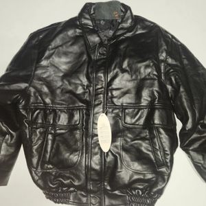 nwt womens gv emporio faux leather baggy fit med